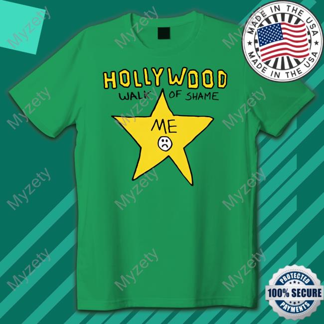 Thegoodshirts Merch Hollywood Walk Of Shame Official Shirt