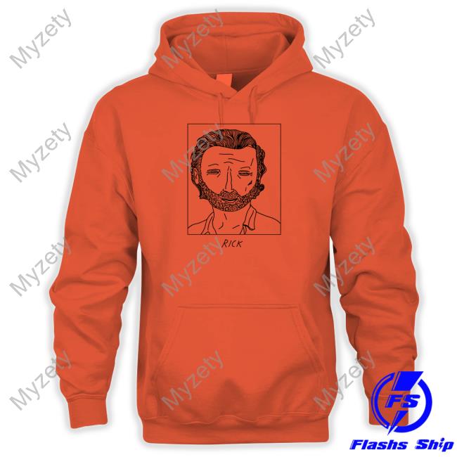 Badly Drawn Celebs Merch Rick Long Sleeve T Shirt