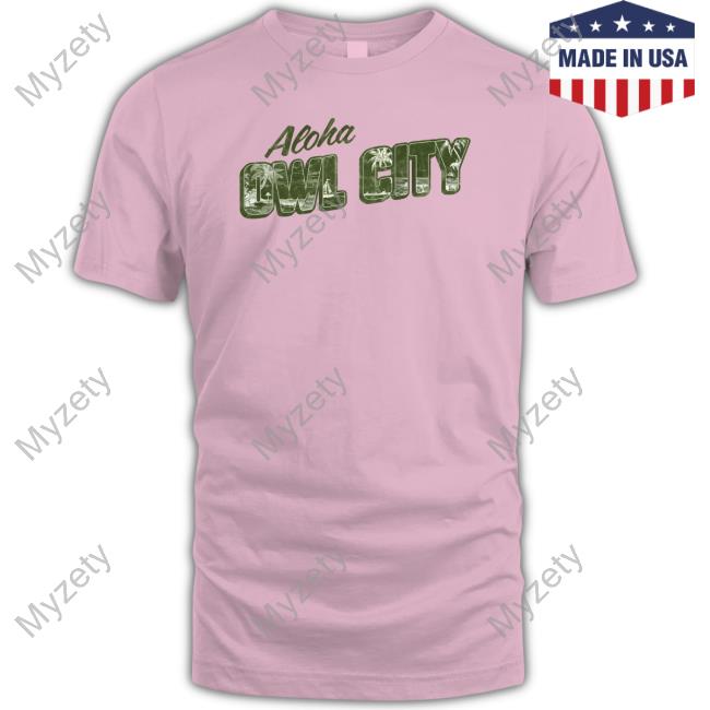 Owlcitymusic Store Aloha Owl City T-Shirt