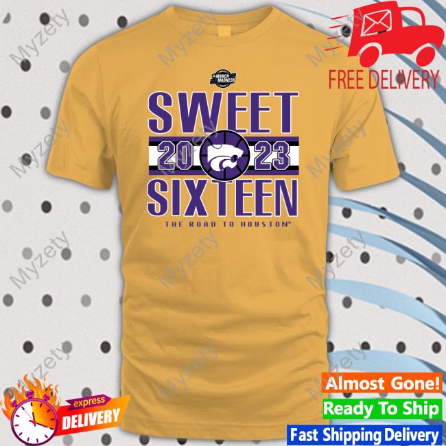 Kansas State Wildcats Sweet 2023 Sixteen The Road To Houston T-Shirt, Hoodie, Tank Top, Sweater And Long Sleeve T-Shirt
