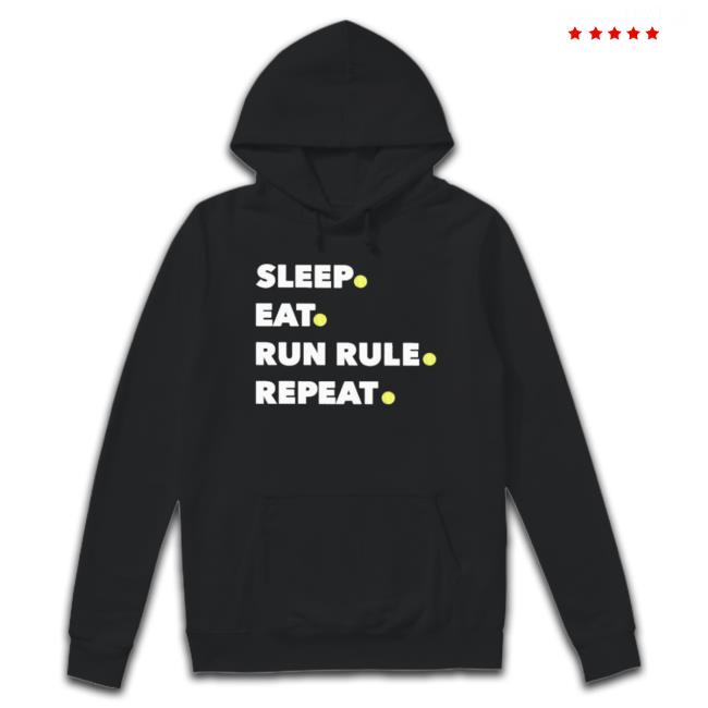 Official Sleep Eat Run Rule Repeat shirt