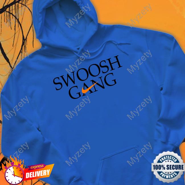 A'ja Wilso Wearing Swoosh Gang Hoodie