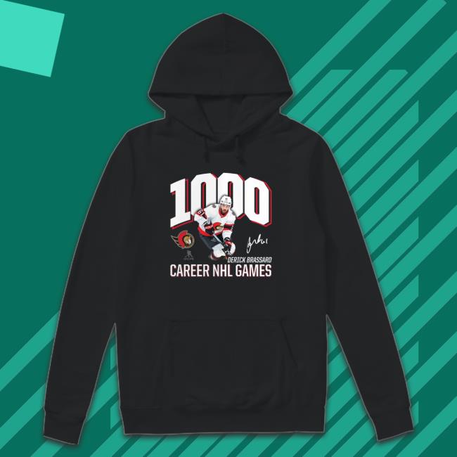 Derick Brassard Ottawa Senators 1,000 Career Games Shirt