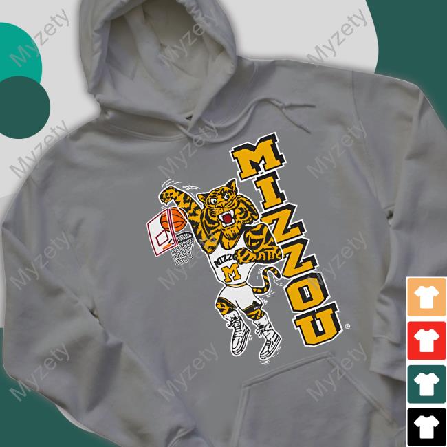 Missouri Dunking Tiger Hoodied Sweatshirt