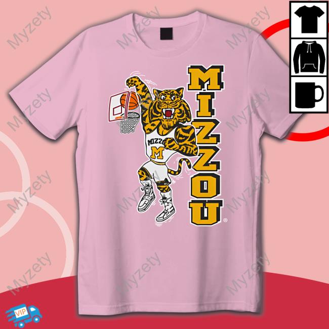 19Nine Missouri Dunking Tiger Long Sleeve Tee Shirt